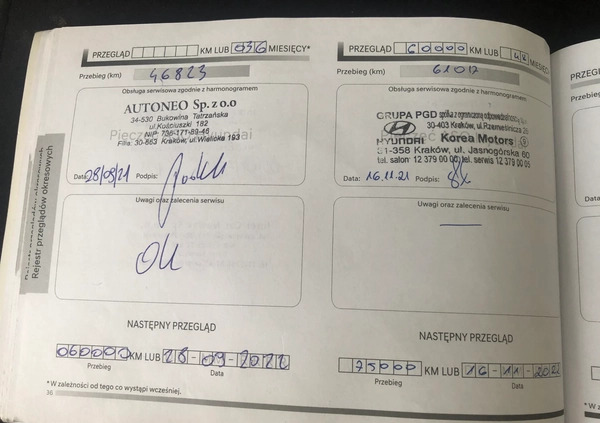 Hyundai I30 cena 45900 przebieg: 220000, rok produkcji 2020 z Daleszyce małe 596